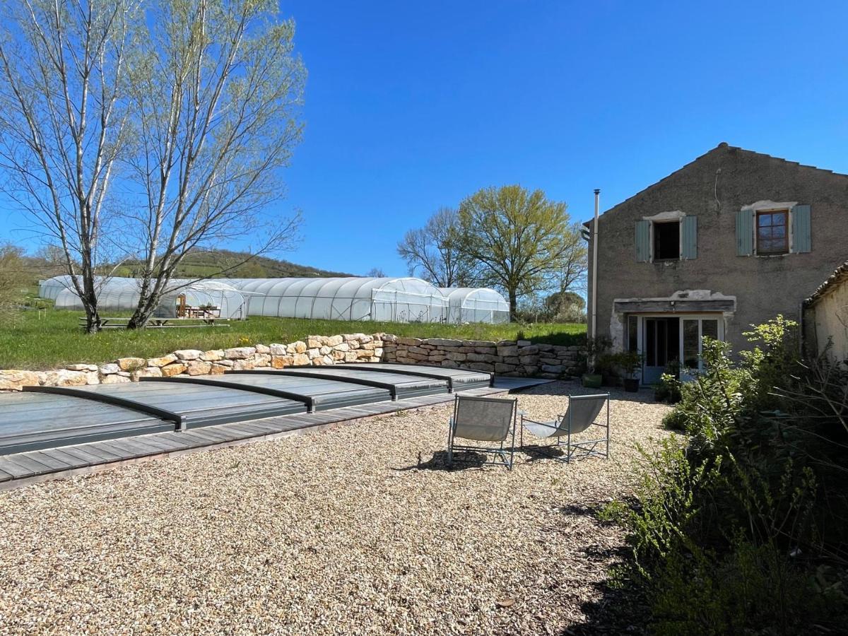 Gite A La Ferme De Verdurette Cordes Sur Ciel Luaran gambar